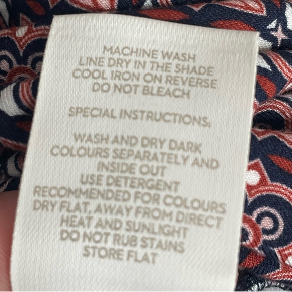 Boden Elodie Jersey Faux Wrap Stretch Jersey Knit Top Diamond Floral Purple 10 - Picture 14 of 14